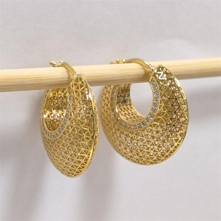 3D Hollow Earrings